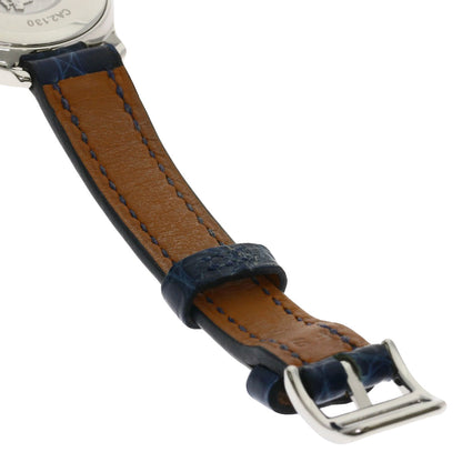 HERMES エルメス CA2.130 スリムドゥ ダイヤモンド 腕時計 SS レディース 中古