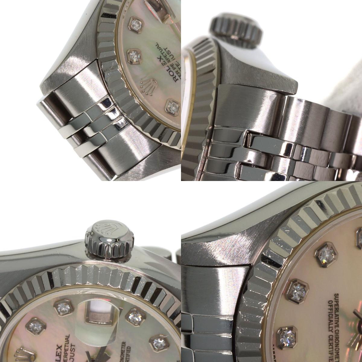 ロレックス 69174NG デイトジャスト 10P ダイヤモンド 腕時計 中古 商品画像17