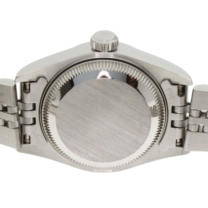 ROLEX ロレックス 69174NG デイトジャスト 10P ダイヤモンド 腕時計 SS レディース 中古