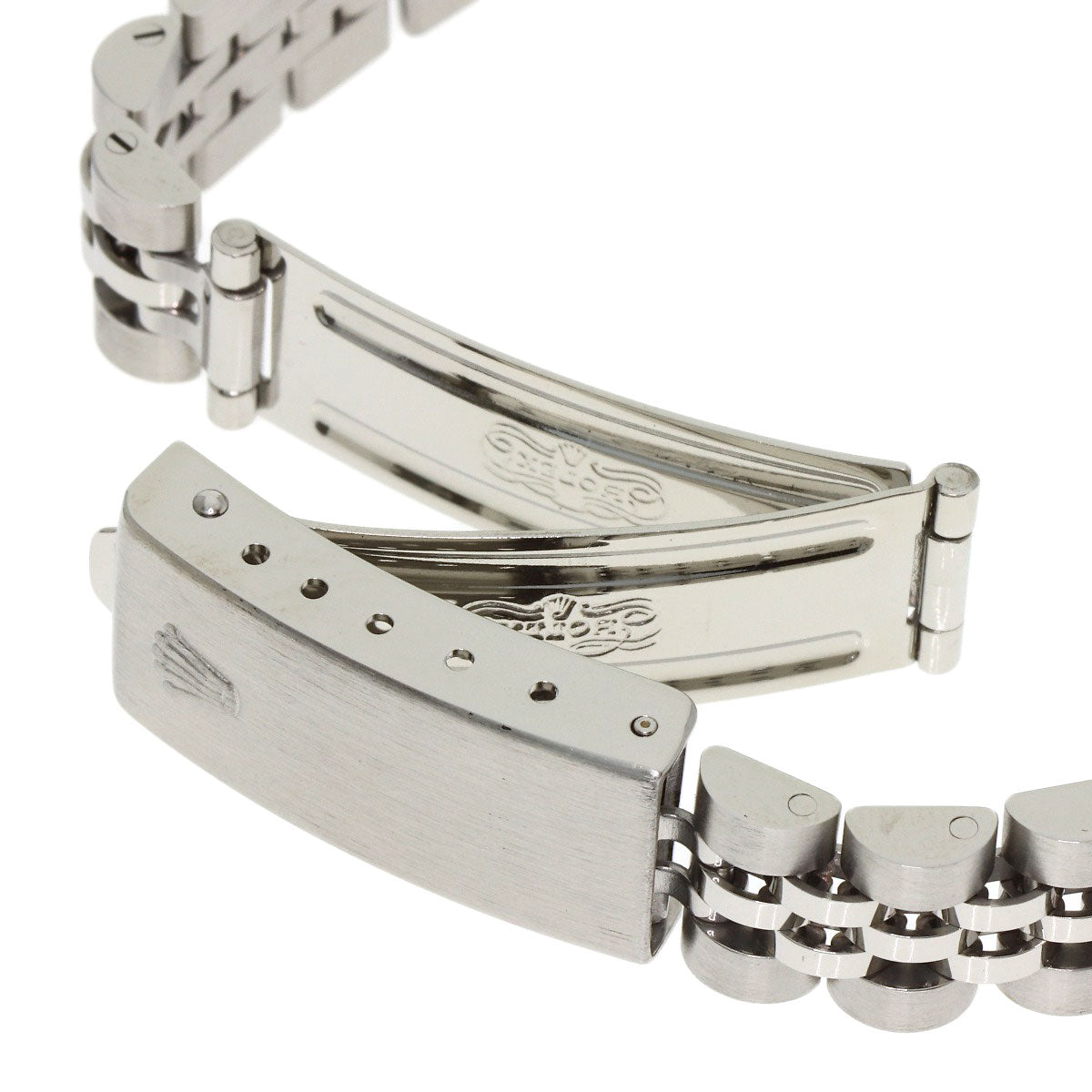 ROLEX ロレックス 69174NG デイトジャスト 10P ダイヤモンド 腕時計 SS レディース 中古