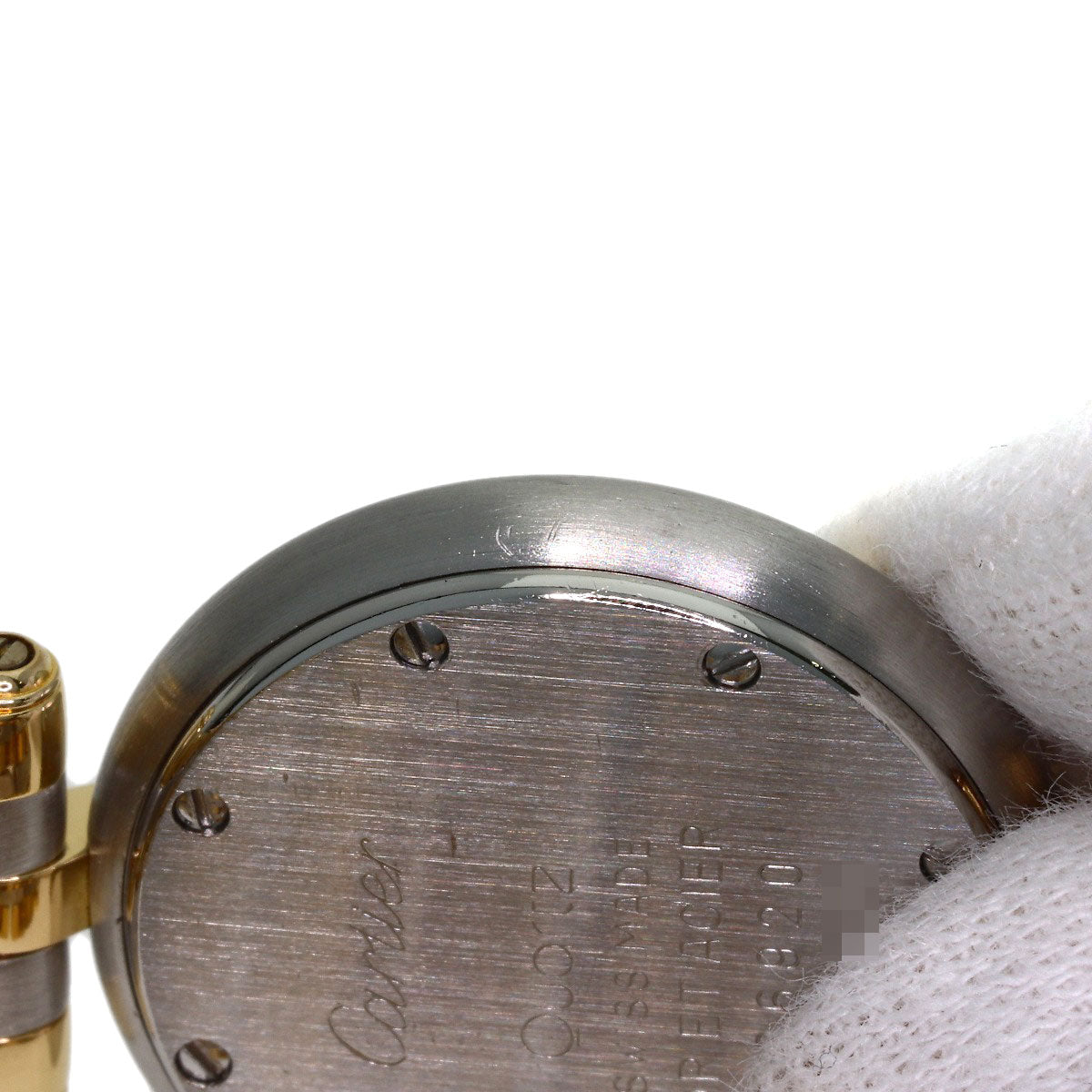 CARTIER カルティエ パンテール SM ヴァンドーム 3ロウ 腕時計 SS レディース 中古
