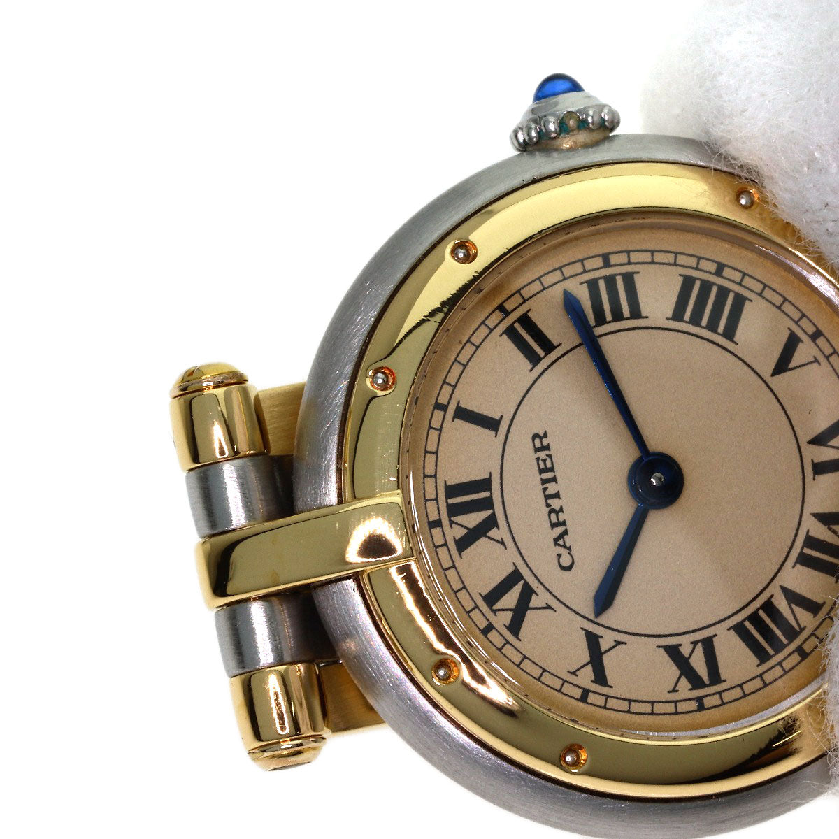 CARTIER カルティエ パンテール SM ヴァンドーム 3ロウ 腕時計 SS レディース 中古