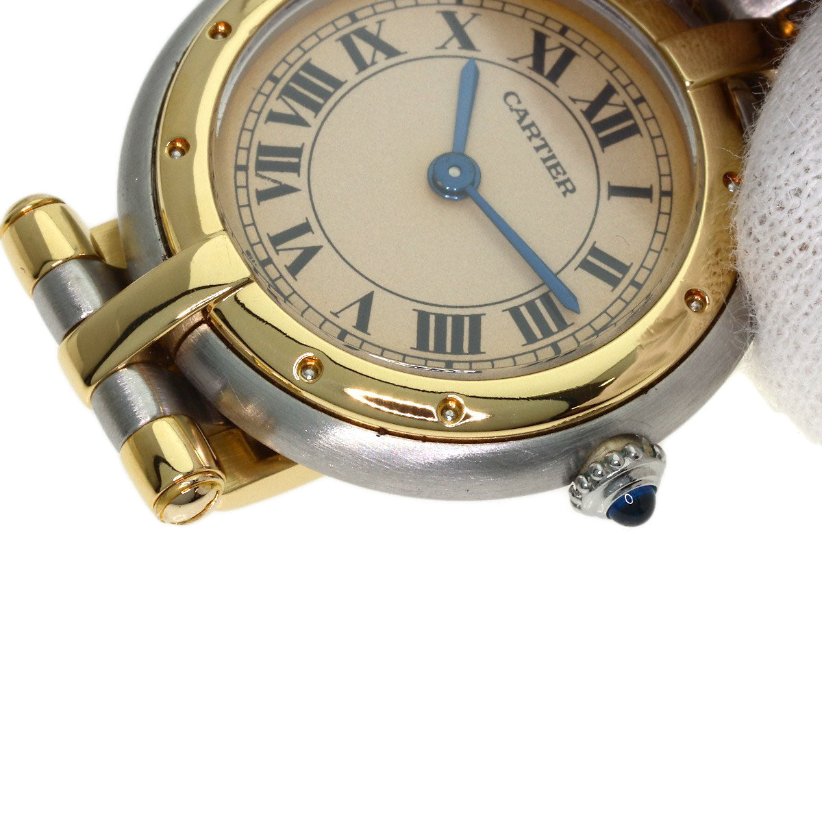 CARTIER カルティエ パンテール SM ヴァンドーム 3ロウ 腕時計 SS レディース 中古