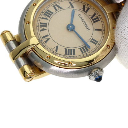 CARTIER カルティエ パンテール SM ヴァンドーム 3ロウ 腕時計 SS レディース 中古