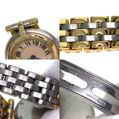 CARTIER カルティエ パンテール SM ヴァンドーム 3ロウ 腕時計 SS レディース 中古