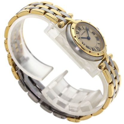 CARTIER カルティエ パンテール SM ヴァンドーム 3ロウ 腕時計 SS レディース 中古