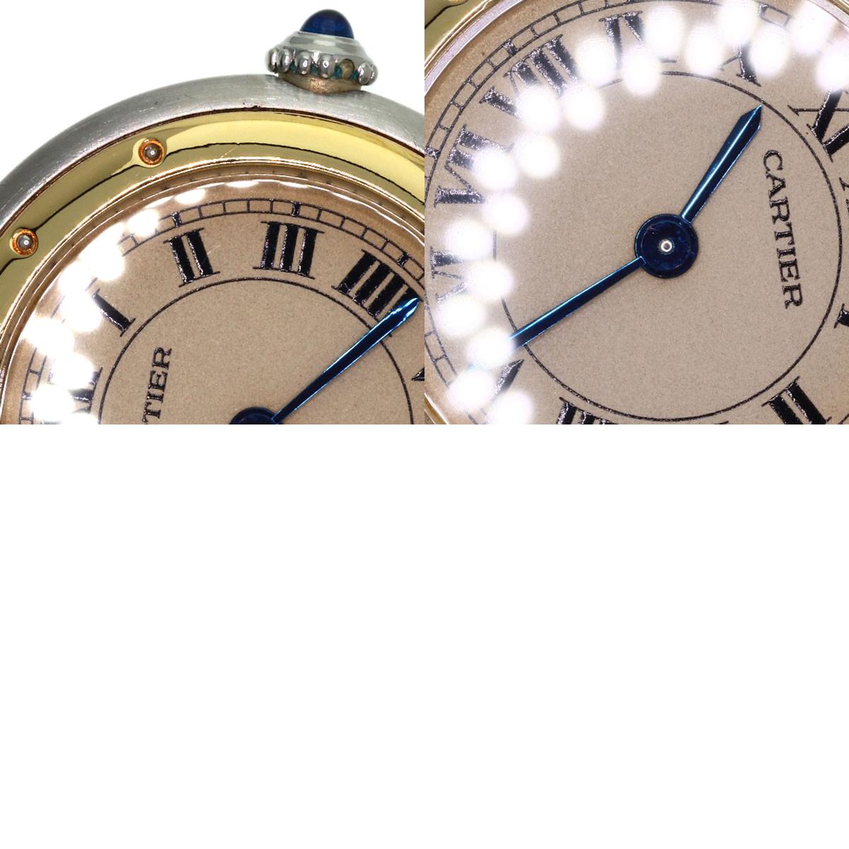 CARTIER カルティエ パンテール SM ヴァンドーム 3ロウ 腕時計 SS レディース 中古