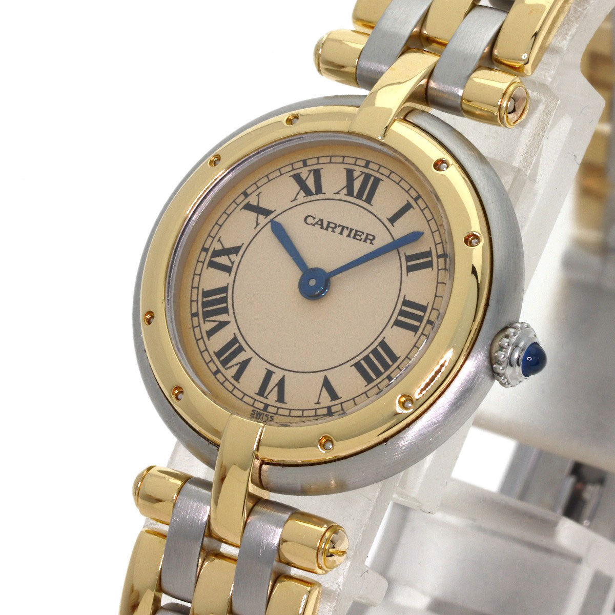 CARTIER カルティエ パンテール SM ヴァンドーム 3ロウ 腕時計 SS レディース 中古