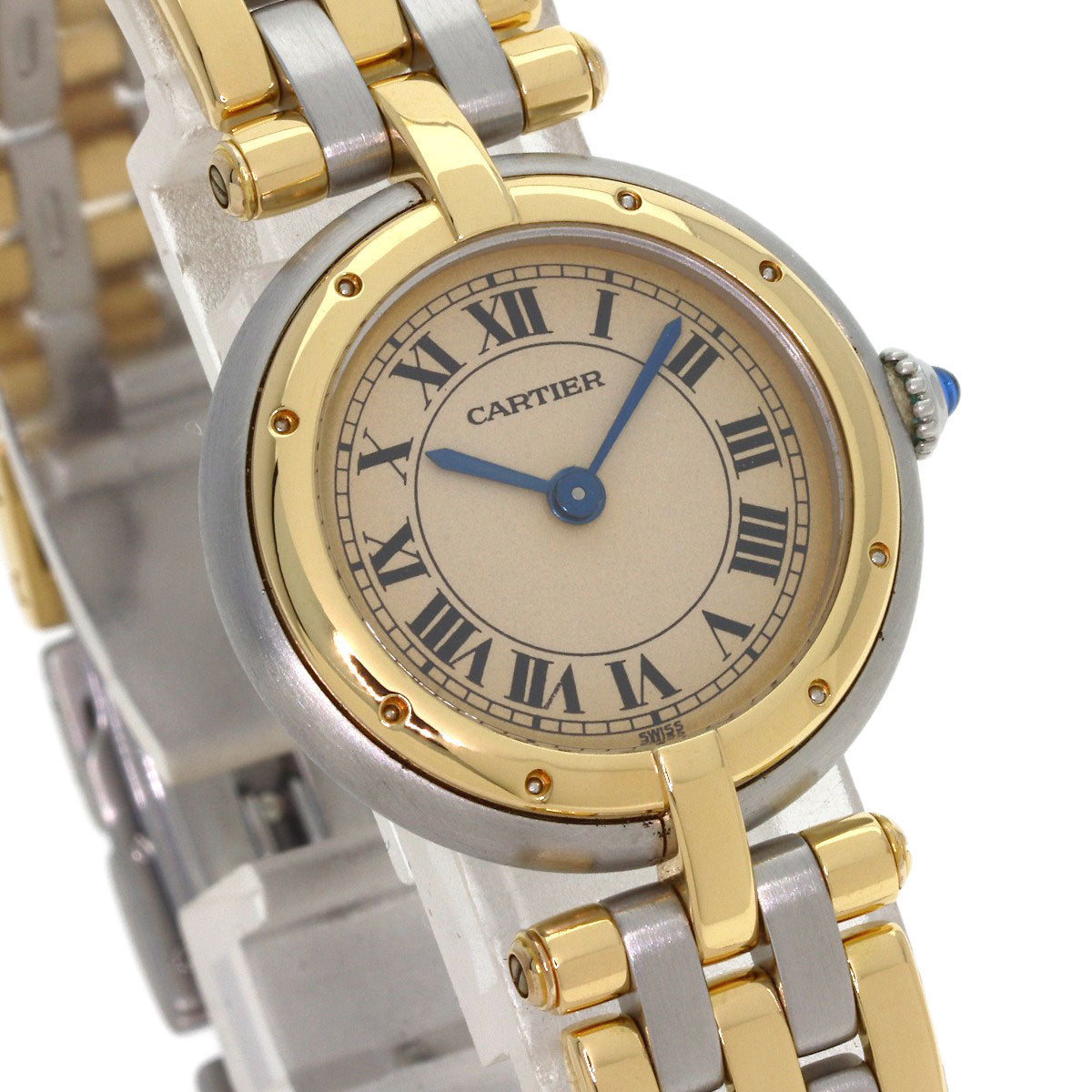 CARTIER カルティエ パンテール SM ヴァンドーム 3ロウ 腕時計 SS レディース 中古
