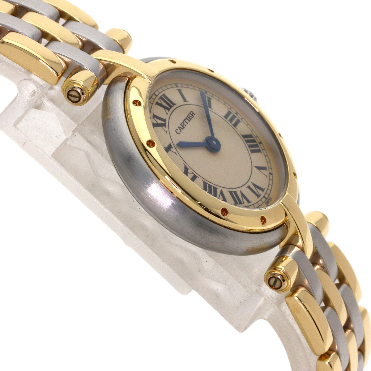 CARTIER カルティエ パンテール SM ヴァンドーム 3ロウ 腕時計 SS レディース 中古