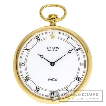 ROLEX ロレックス 3761/8 チェリーニ ホワイトローマン 懐中時計 腕時計 K18YG メンズ 中古