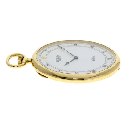 ROLEX ロレックス 3761/8 チェリーニ ホワイトローマン 懐中時計 腕時計 K18YG メンズ 中古