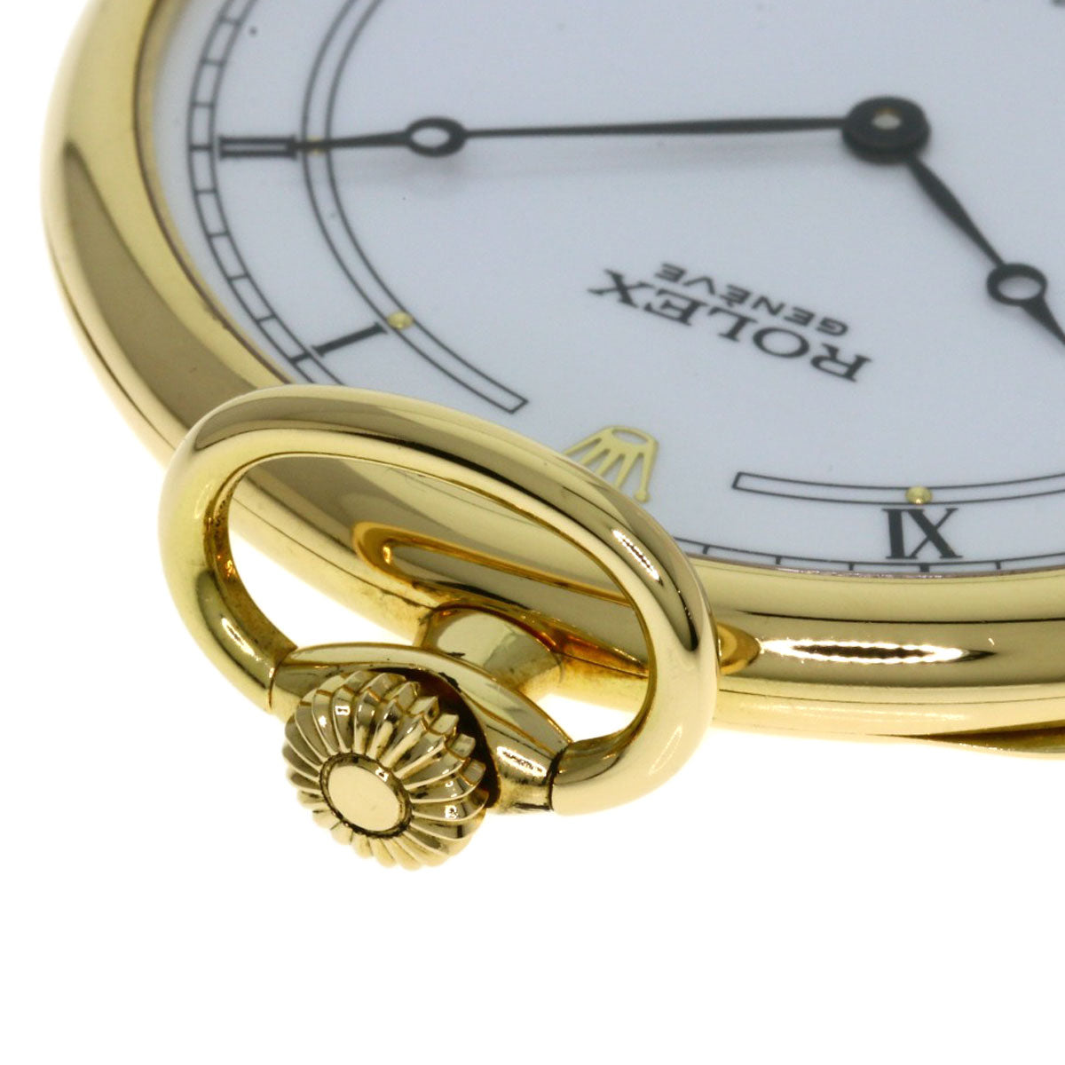ROLEX ロレックス 3761/8 チェリーニ ホワイトローマン 懐中時計 腕時計 K18YG メンズ 中古