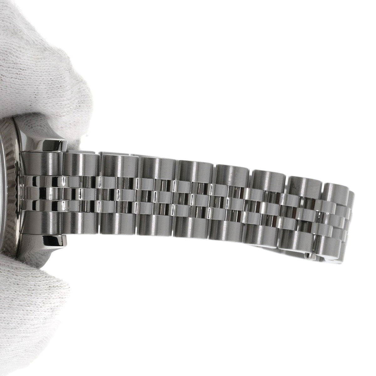 ROLEX ロレックス 179174G デイトジャスト 10P ダイヤモンド 腕時計 SS レディース 中古