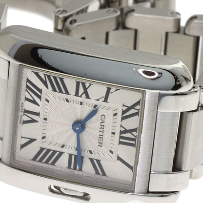 CARTIER カルティエ W5310022 タンクアングレーズ SM 腕時計 SS レディース 中古