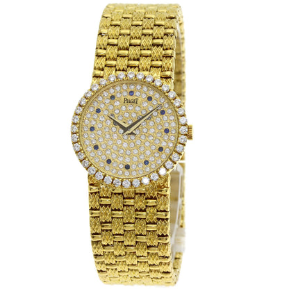 PIAGET ピアジェ 9706D23 トラディション ダイヤモンド 腕時計 K18YG レディース 中古