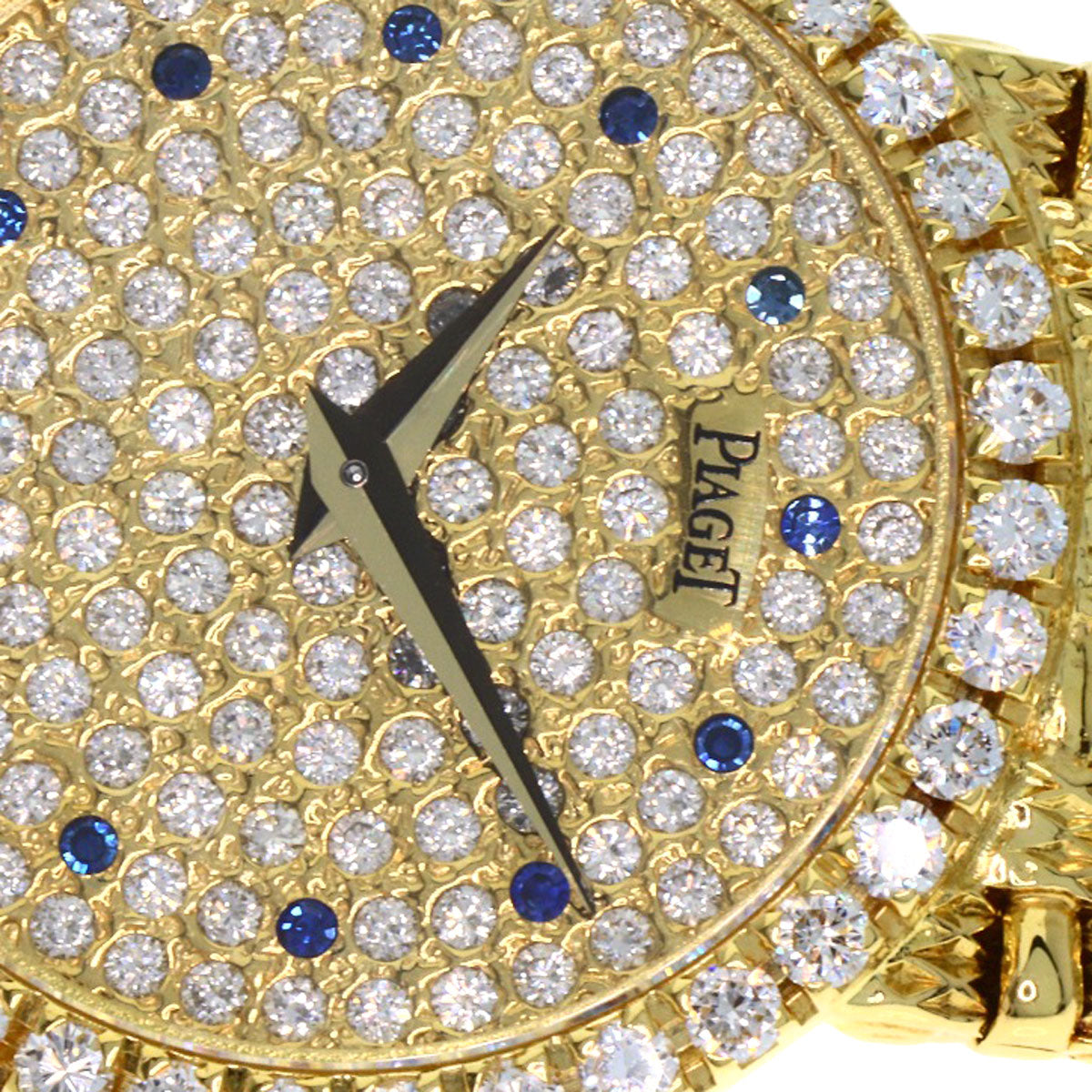 PIAGET ピアジェ 9706D23 トラディション ダイヤモンド 腕時計 K18YG レディース 中古