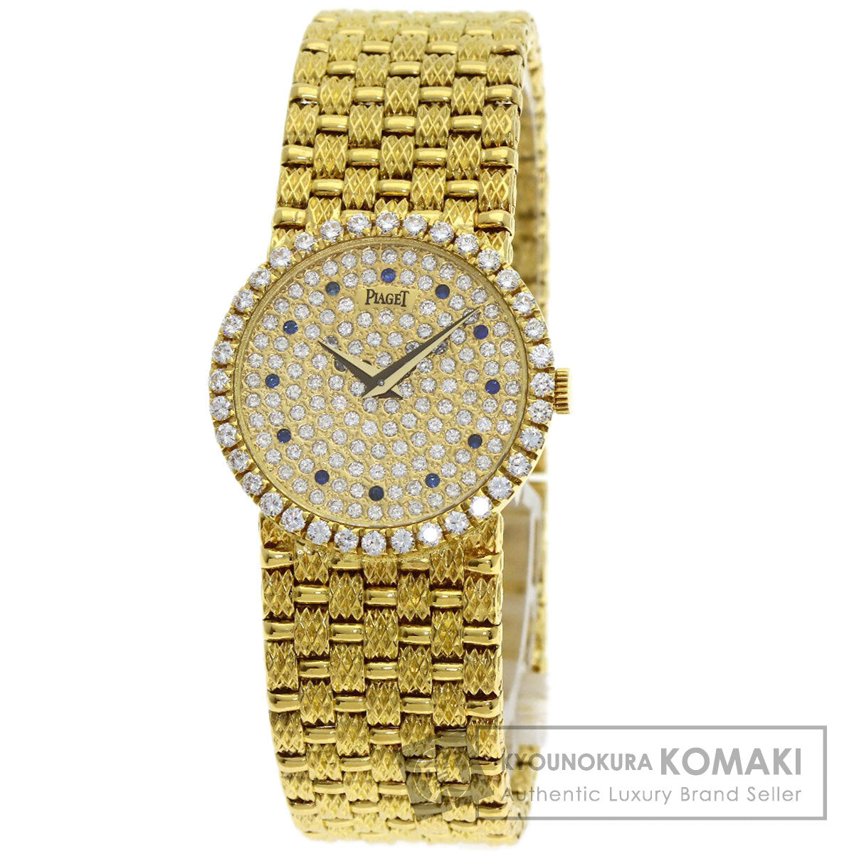 PIAGET ピアジェ 9706D23 トラディション ダイヤモンド 腕時計 K18YG レディース 中古