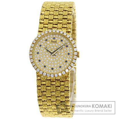 PIAGET ピアジェ 9706D23 トラディション ダイヤモンド 腕時計 K18YG レディース 中古