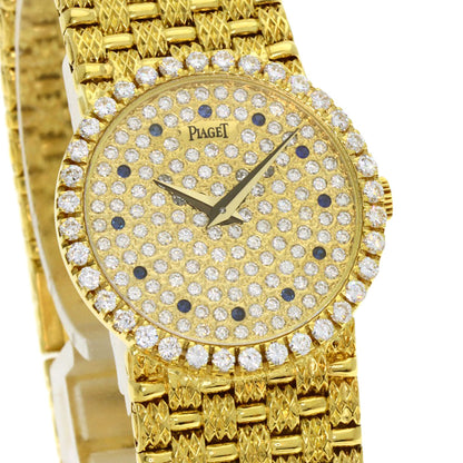 PIAGET ピアジェ 9706D23 トラディション ダイヤモンド 腕時計 K18YG レディース 中古