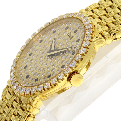 PIAGET ピアジェ 9706D23 トラディション ダイヤモンド 腕時計 K18YG レディース 中古