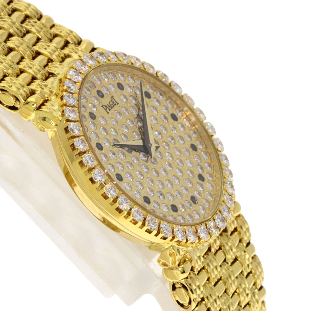 PIAGET ピアジェ 9706D23 トラディション ダイヤモンド 腕時計 K18YG レディース 中古