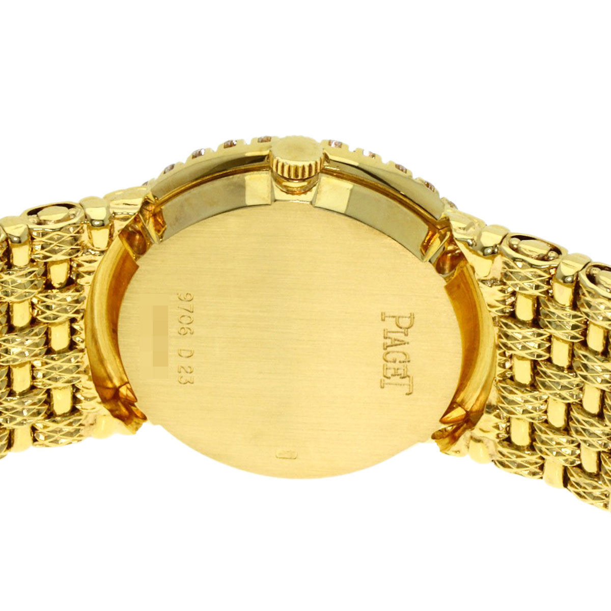 PIAGET ピアジェ 9706D23 トラディション ダイヤモンド 腕時計 K18YG レディース 中古