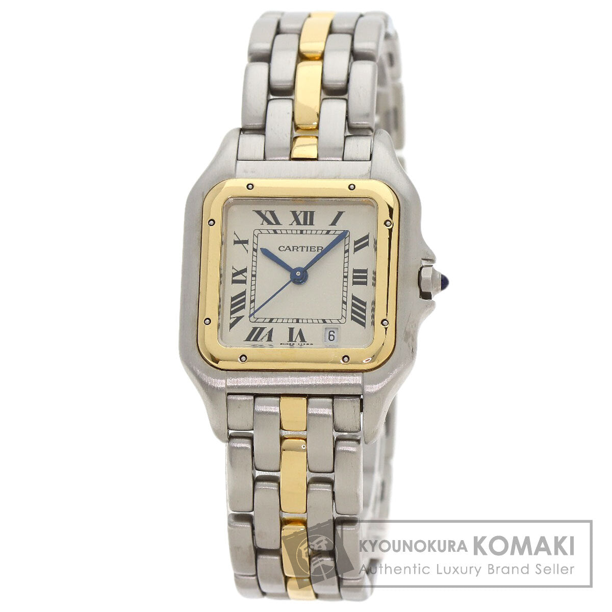 CARTIER カルティエ パンテール MM 1ロウ 腕時計 SS ボーイズ 中古