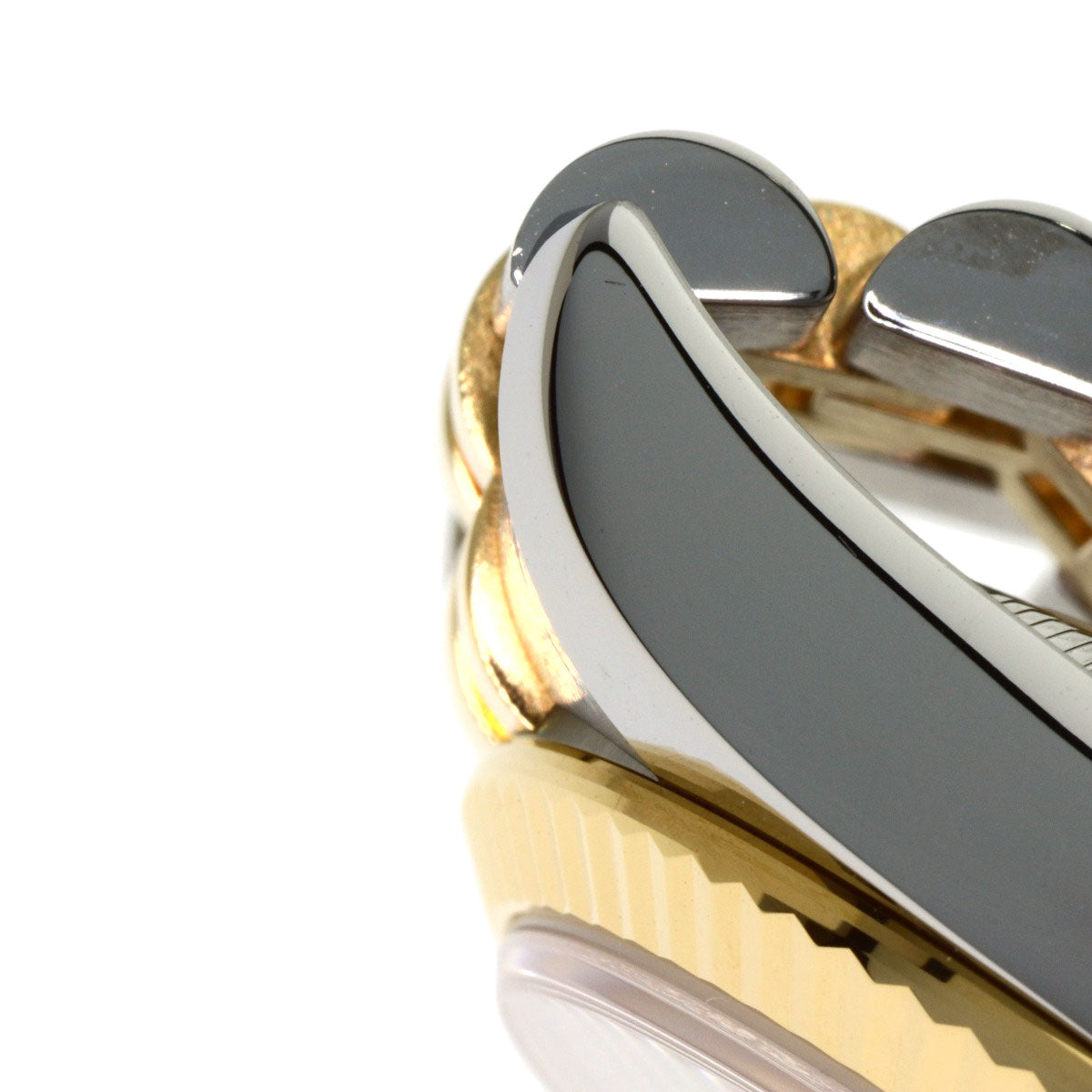 ROLEX ロレックス 116233G デイトジャスト 10P ダイヤモンド ブルーグラデーション 腕時計 SS メンズ 中古