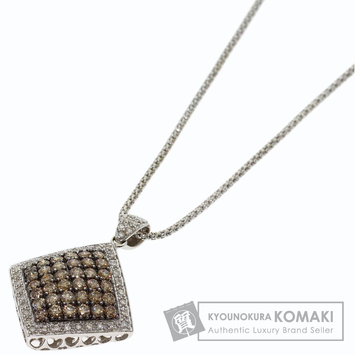 セレクトジュエリー ブラウン ダイヤモンド ネックレス 中古 商品画像1