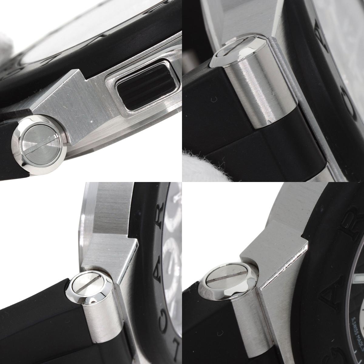BVLGARI ブルガリ DG42SVCH ディアゴノ クロノグラフ 腕時計 SS メンズ 中古