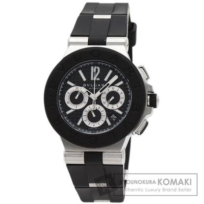 BVLGARI ブルガリ DG42SVCH ディアゴノ クロノグラフ 腕時計 SS メンズ 中古