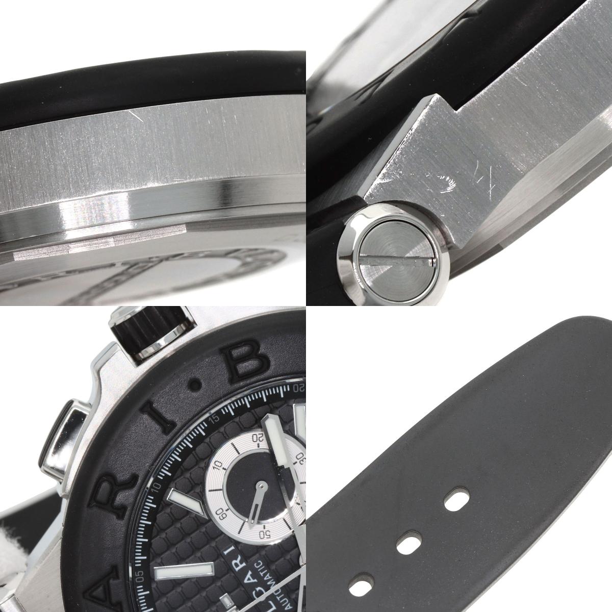 BVLGARI ブルガリ DG42SVCH ディアゴノ クロノグラフ 腕時計 SS メンズ 中古