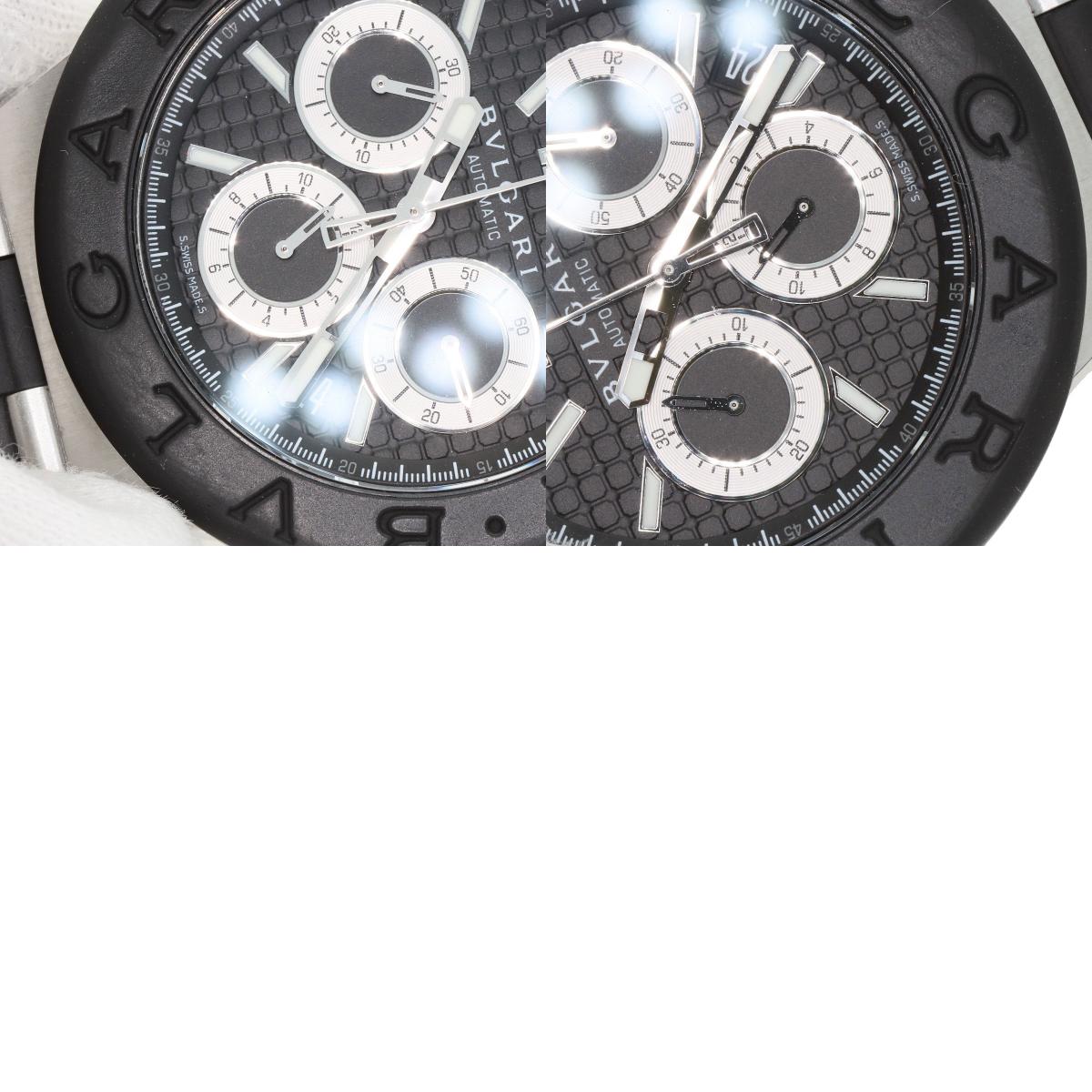 BVLGARI ブルガリ DG42SVCH ディアゴノ クロノグラフ 腕時計 SS メンズ 中古