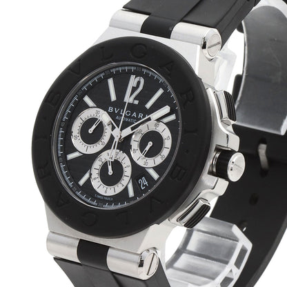 BVLGARI ブルガリ DG42SVCH ディアゴノ クロノグラフ 腕時計 SS メンズ 中古