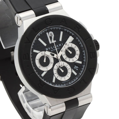 BVLGARI ブルガリ DG42SVCH ディアゴノ クロノグラフ 腕時計 SS メンズ 中古