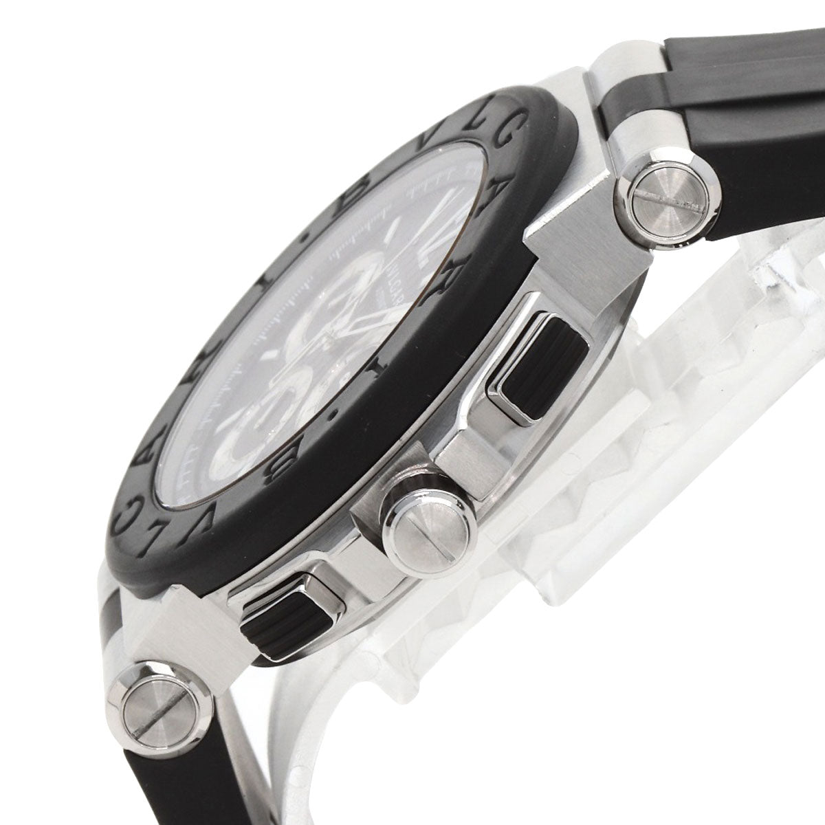 BVLGARI ブルガリ DG42SVCH ディアゴノ クロノグラフ 腕時計 SS メンズ 中古