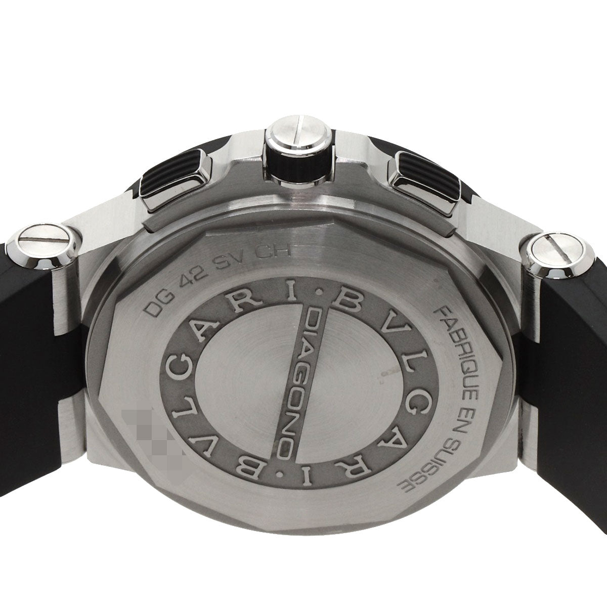 BVLGARI ブルガリ DG42SVCH ディアゴノ クロノグラフ 腕時計 SS メンズ 中古