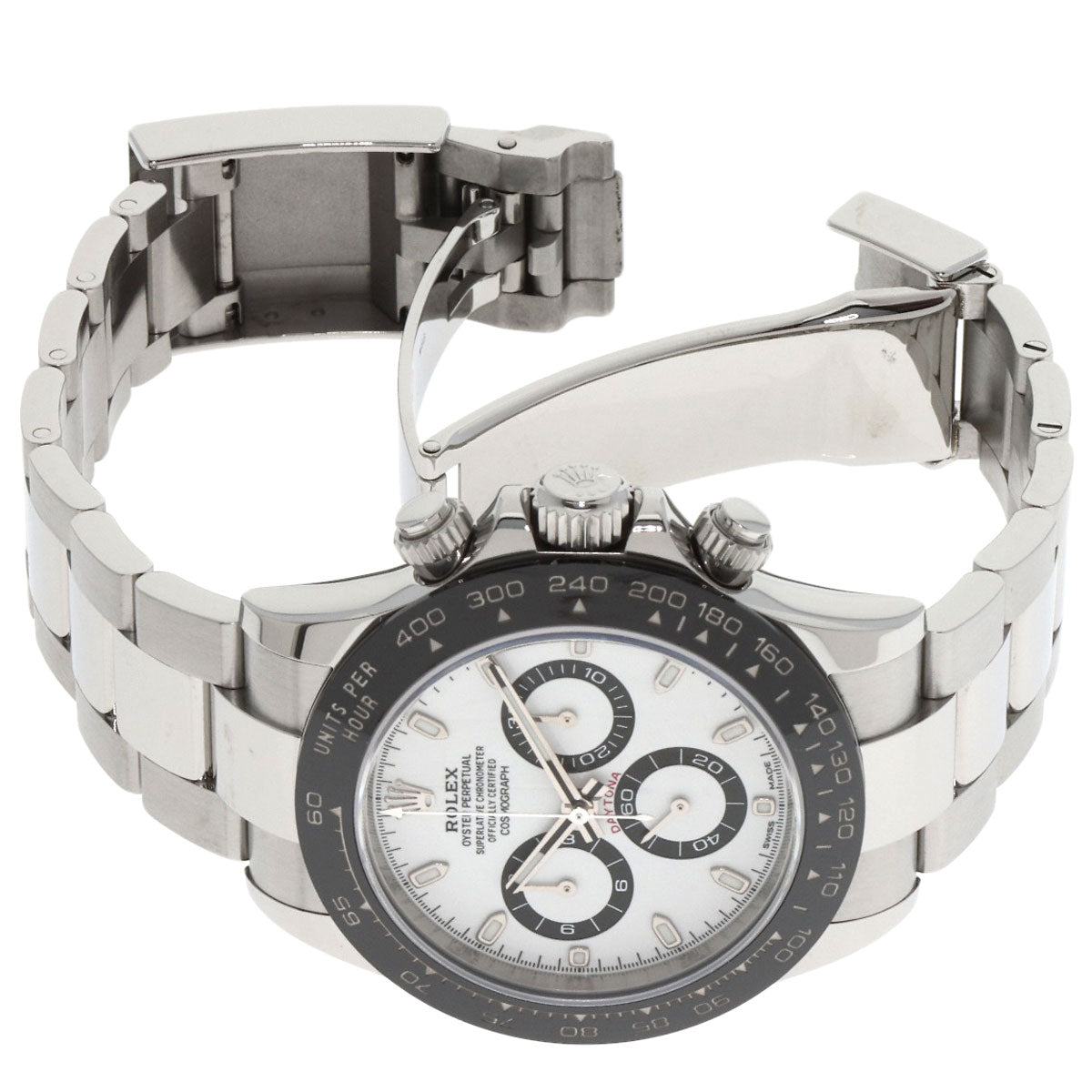 ROLEX ロレックス 116500LN コスモグラフ デイトナ ホワイト 腕時計 SS メンズ 中古