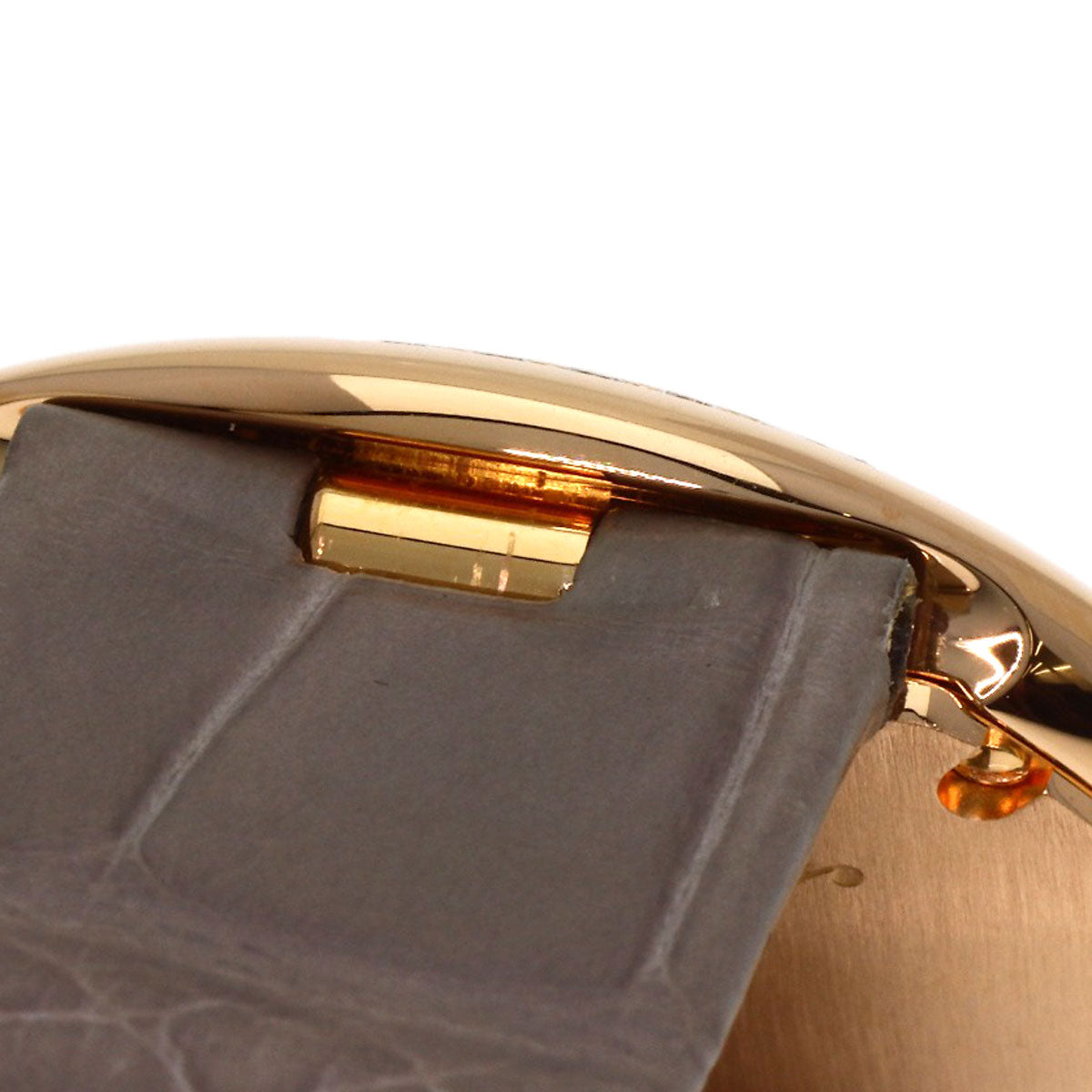 CARTIER カルティエ WJBL0008 バロン ブラン ドゥ カルティエ ベゼルダイヤモンド 腕時計 K18PG レディース 中古