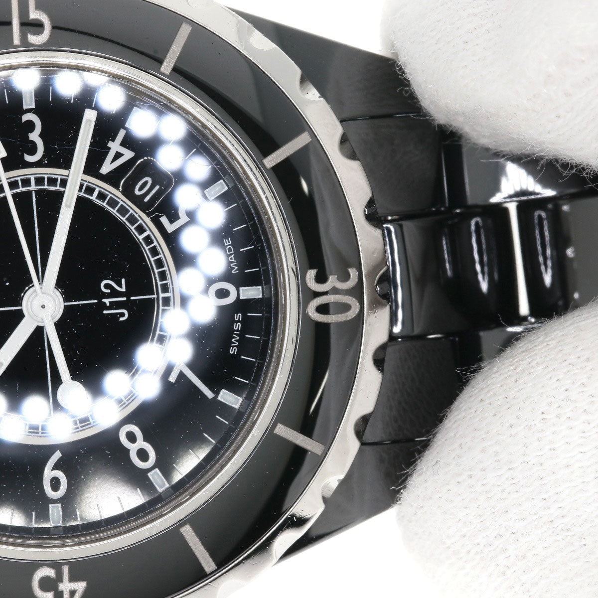 CHANEL シャネル H0682 J12 33mm 腕時計 セラミック レディース 中古