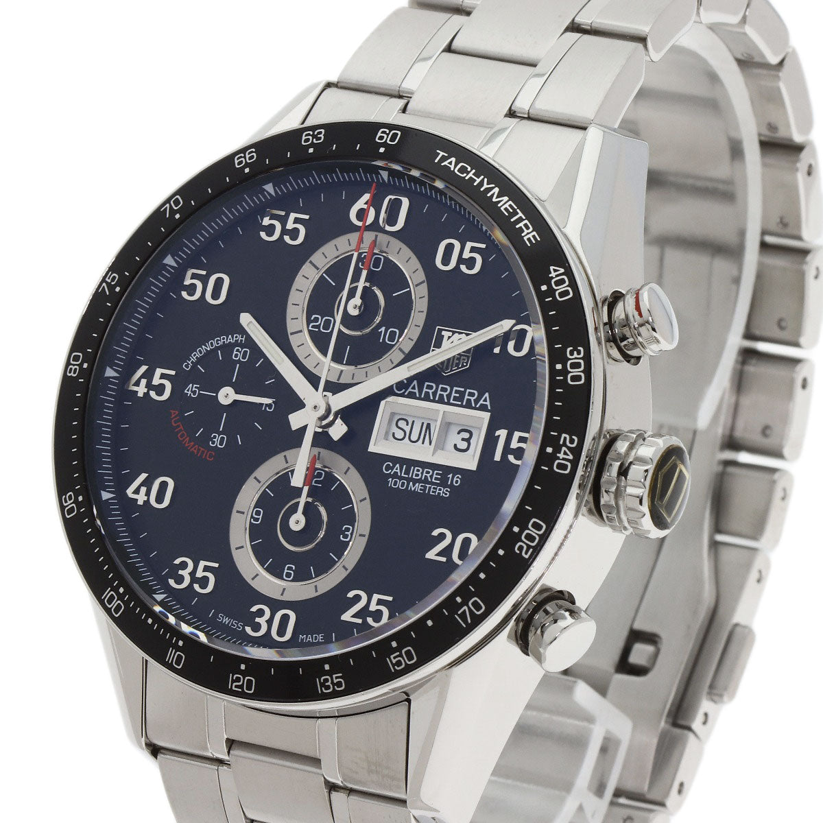 TAG HEUER タグホイヤー CV2A10.BA0796 カレラ 腕時計 SS メンズ 中古