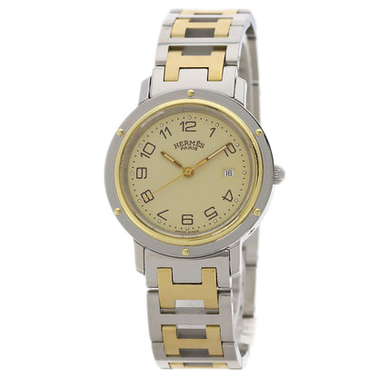 HERMES エルメス CL4.420 クリッパー 腕時計 SS ボーイズ 中古