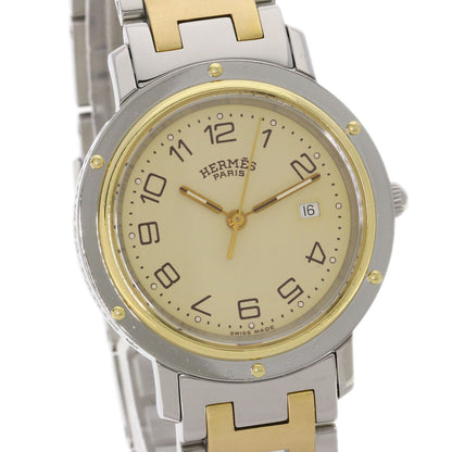 HERMES エルメス CL4.420 クリッパー 腕時計 SS ボーイズ 中古