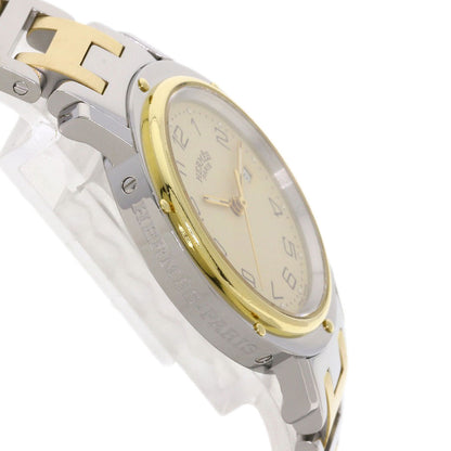 HERMES エルメス CL4.420 クリッパー 腕時計 SS ボーイズ 中古