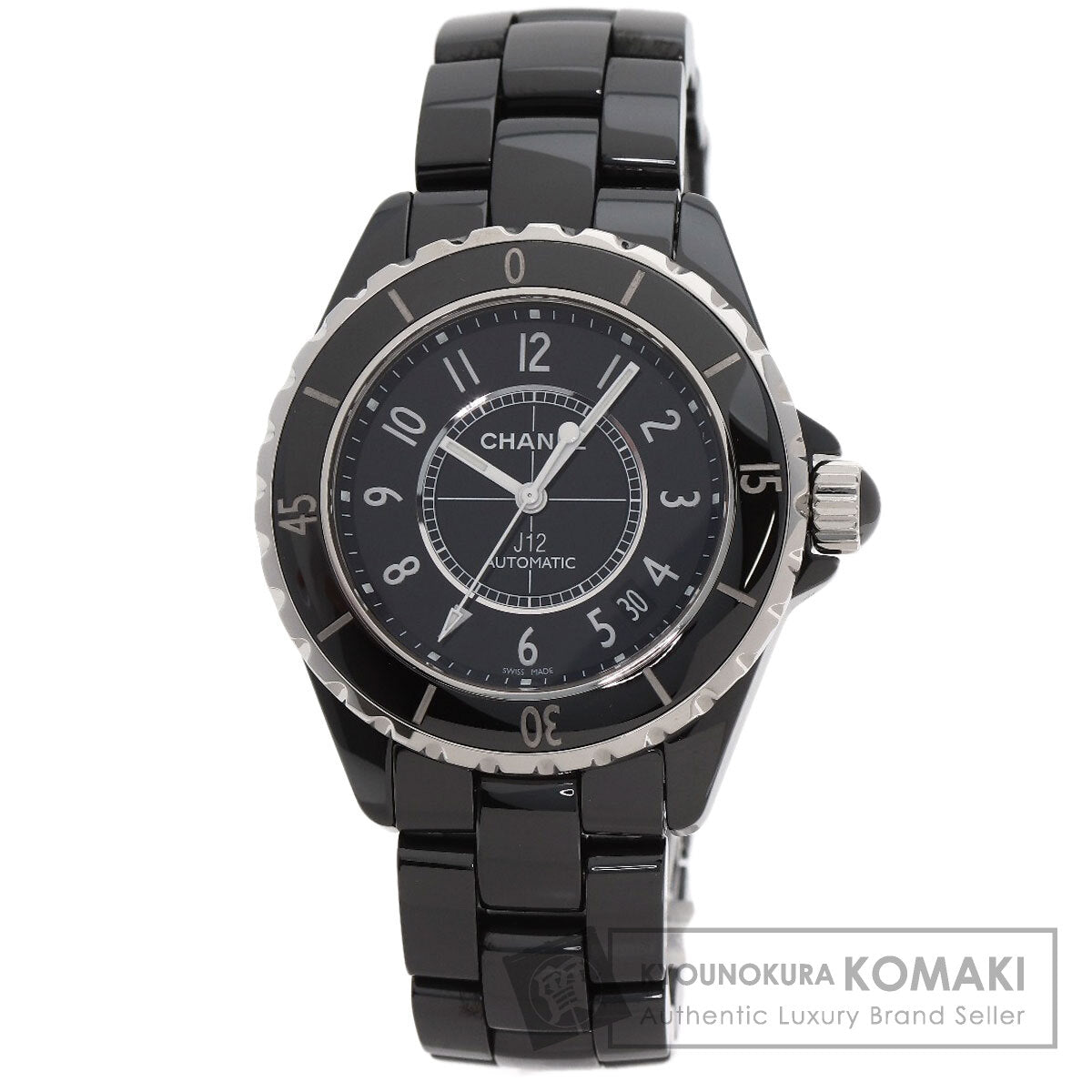 CHANEL シャネル H0685 J12 38mm ブラック セラミック 腕時計 セラミック メンズ 中古
