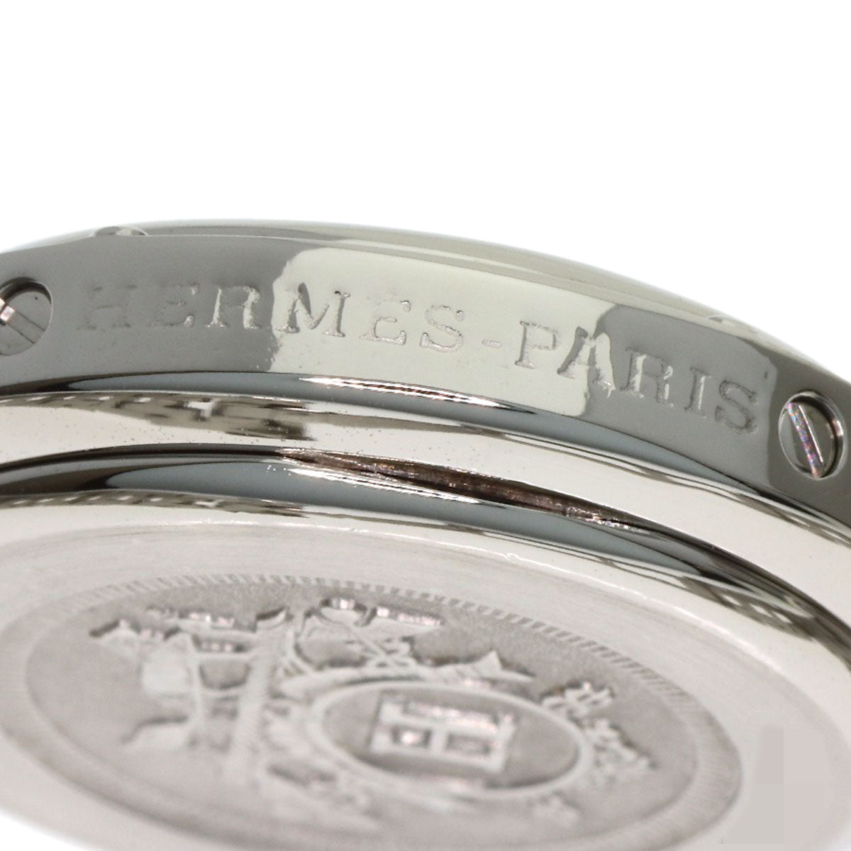 HERMES エルメス CL4.210 クリッパー 腕時計 SS レディース 中古