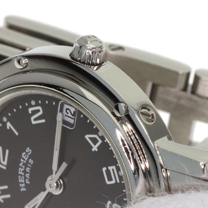 HERMES エルメス CL4.210 クリッパー 腕時計 SS レディース 中古