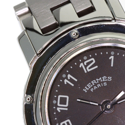 HERMES エルメス CL4.210 クリッパー 腕時計 SS レディース 中古