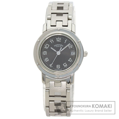 HERMES エルメス CL4.210 クリッパー 腕時計 SS レディース 中古